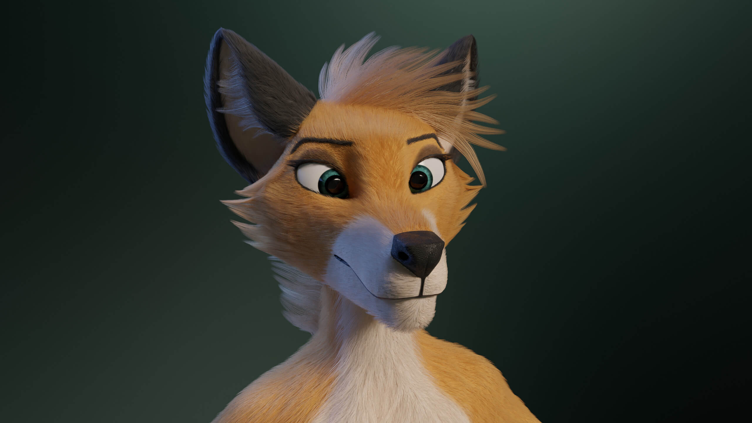 Yara Anthro Fox - 3D Model by CM Studios