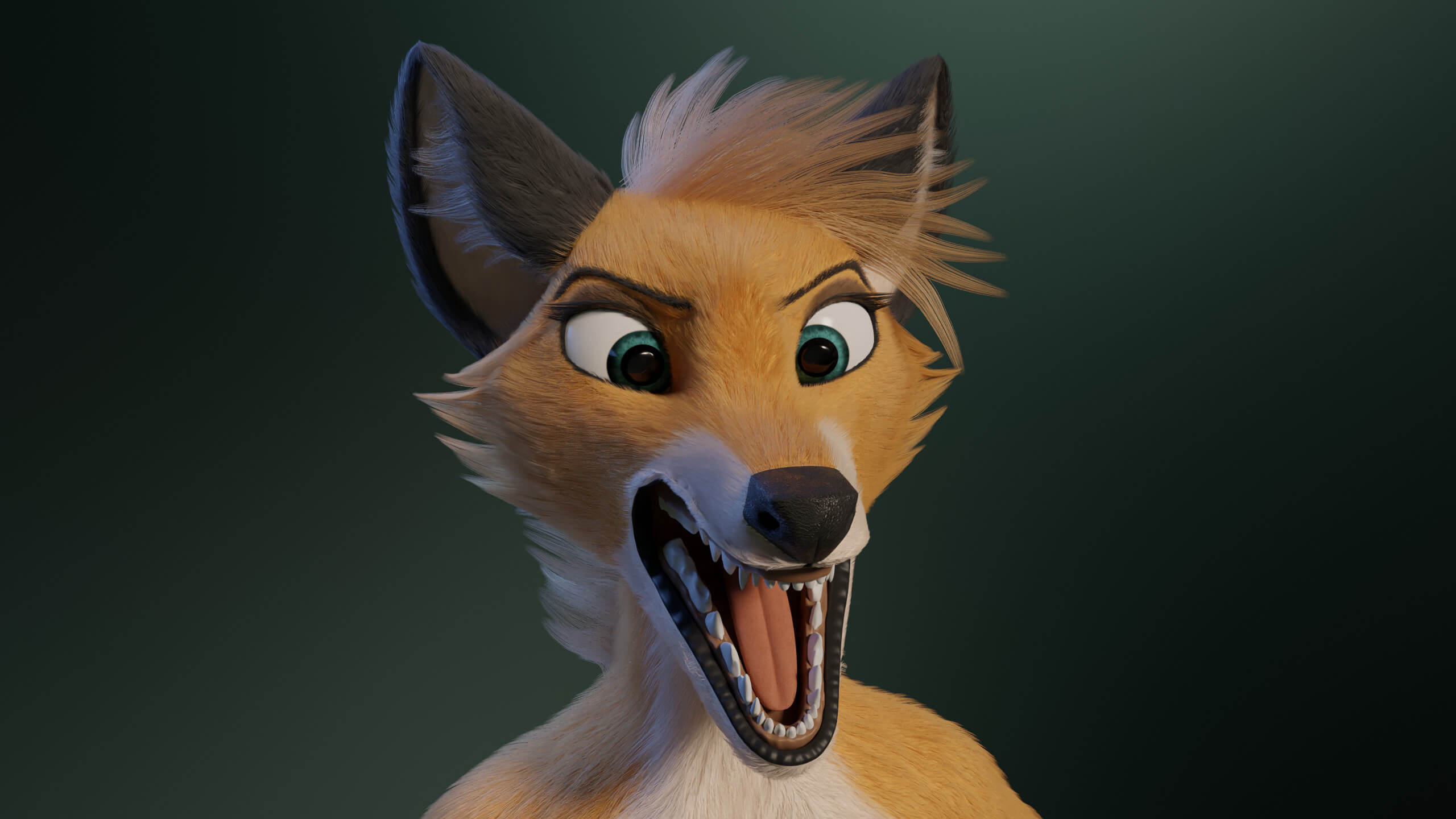 Yara Anthro Fox - 3D Model by CM Studios