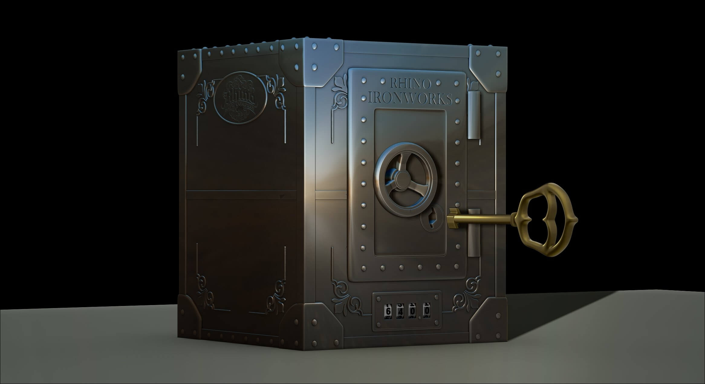 Money Box Safe 3D Model by Cody3D