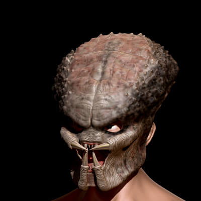 Predator Mask Face Jungle Hunter 1987 Scale 11