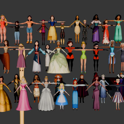 Disney/Pixar Princesses