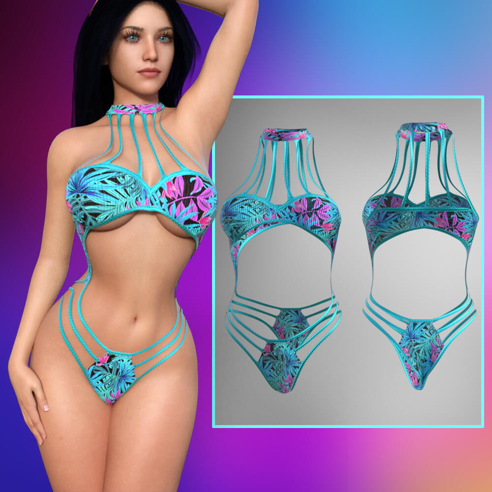 Luxury Swimsuit G8F Daz Content by CR8