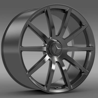 AMG Mercedes Benz S 63 Rim - 3D Model by Creative Idea Studio