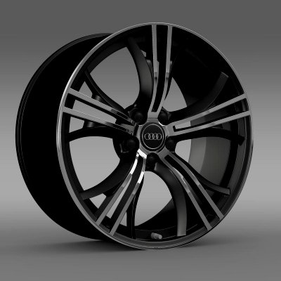 Audi R8 V10 Exclusive Rim - 3D Model by Creative Idea Studio