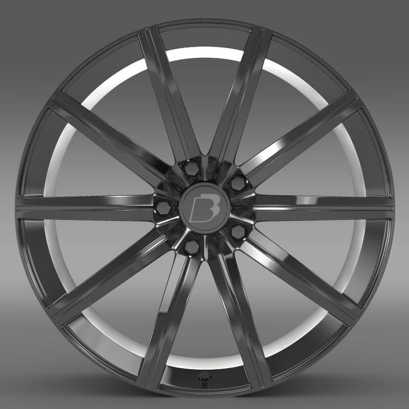 BB Audi R8 V10 Plus Rim - 3D Model by Creative Idea Studio