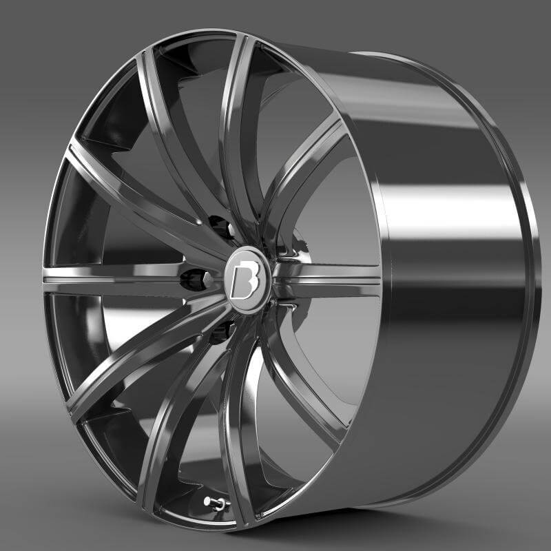 BB Audi R8 V10 Plus Rim - 3D Model by Creative Idea Studio