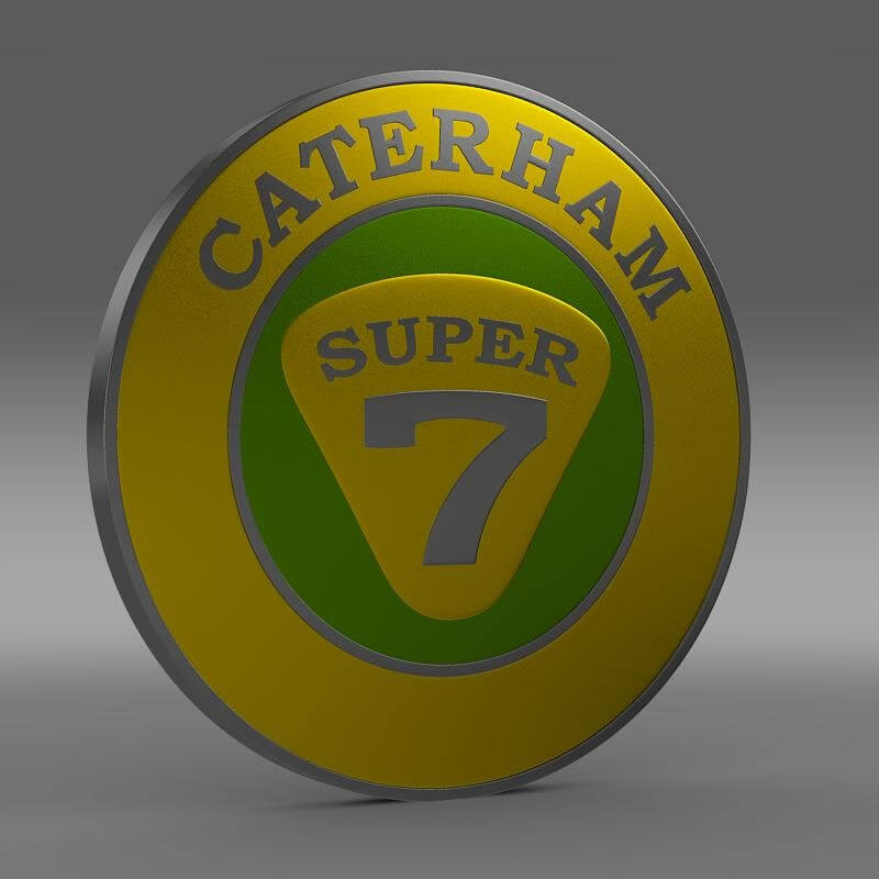 Caterham Vector Graphics Caterham Logo - 3D Model by Creative Idea Studio
