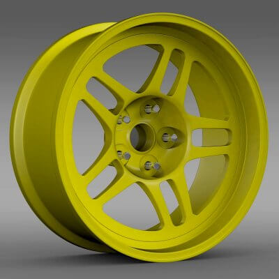 Chevrolet Camaro GS Racecar 2008 Rim - 3D Model by Creative Idea Studio