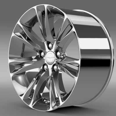 Chrysler 300C 2015 Rim - 3D Model by Creative Idea Studio