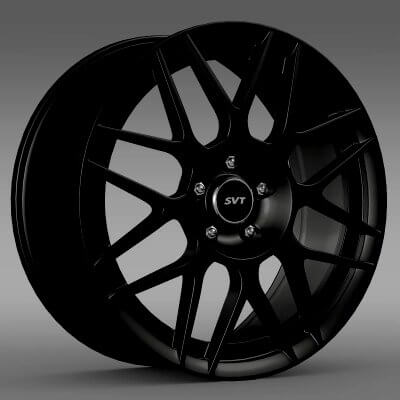 Ford Mustang Shelby GT500 Convertible 2011 Rim - 3D Model by Creative ...