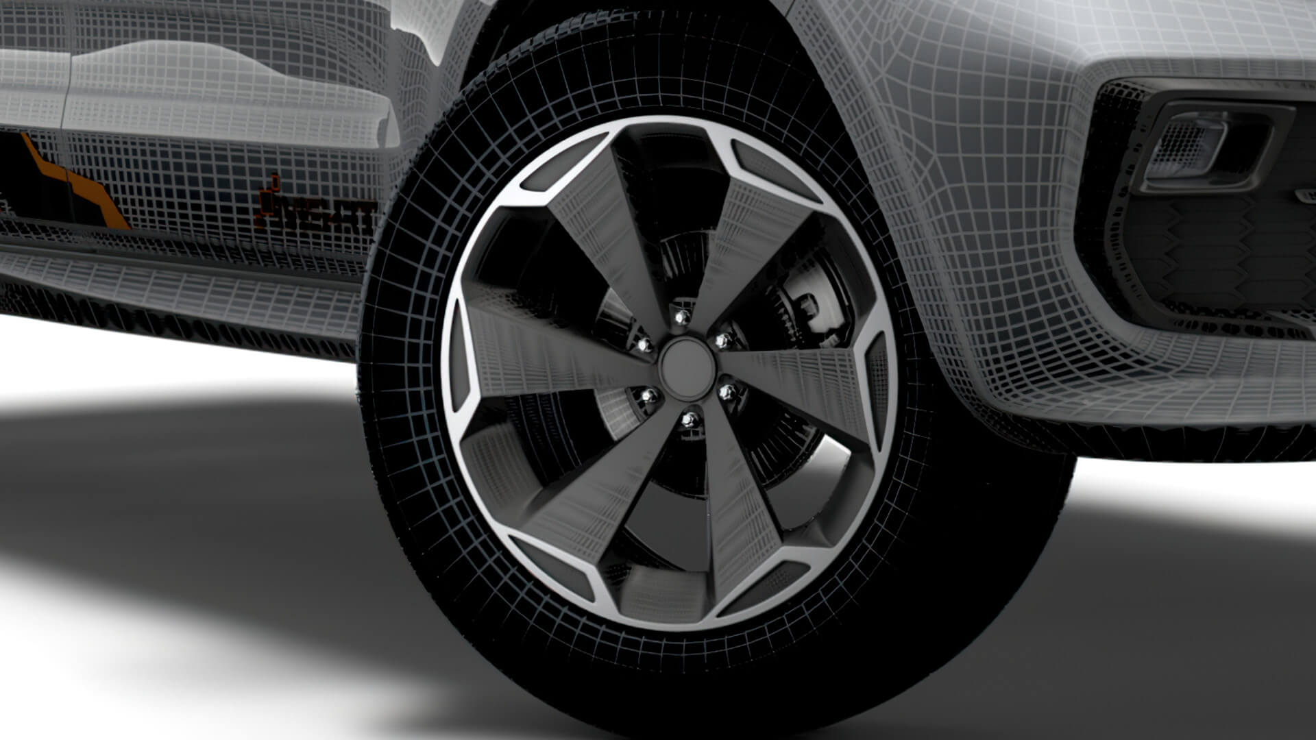 Ford Ranger MS RT 2022 Wheel - 3D Model by Creative Idea Studio