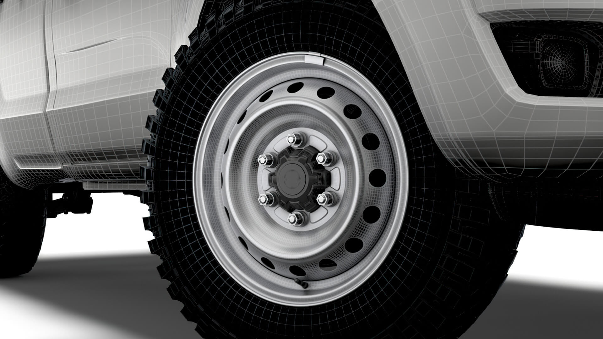 Ford Ranger XL 2021 Wheel - 3D Model by Creative Idea Studio