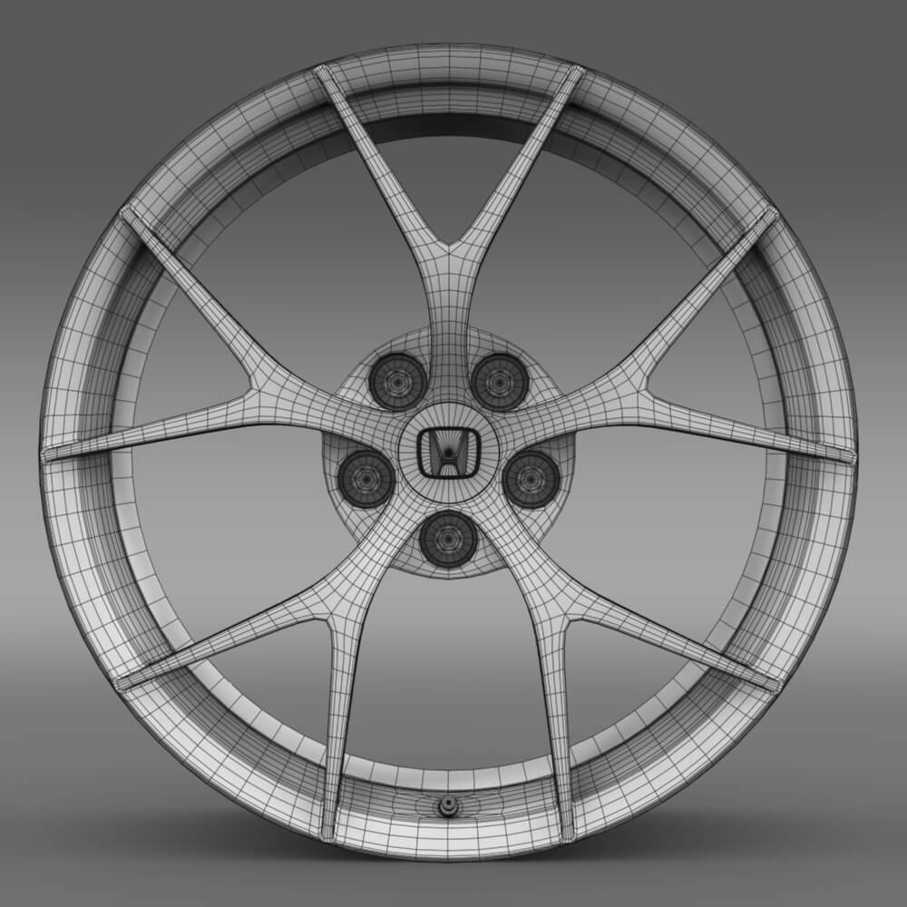 Nsx R Rim Honda NSX Rim 2015 - 3D Model by Creative Idea Studio