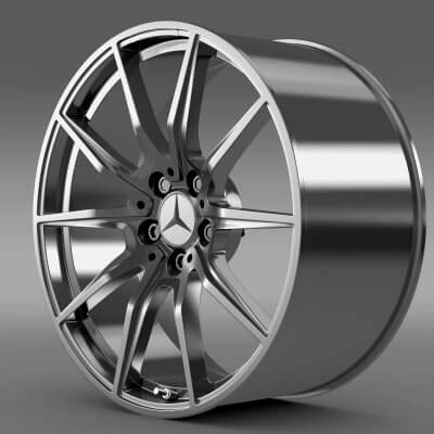 Benz Rim Design Mercedes Benz AMG GT Rim - 3D Model by Creative Idea Studio