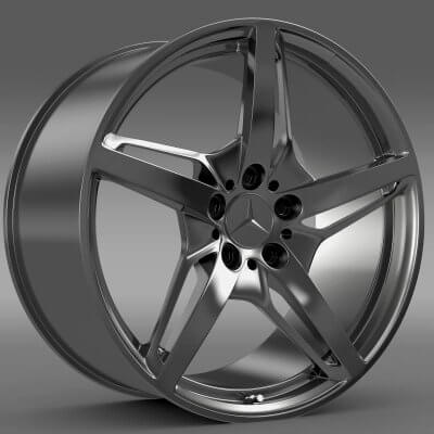 Benz Rim Design Mercedes Benz AMG GT S Rim - 3D Model by Creative Idea Studio