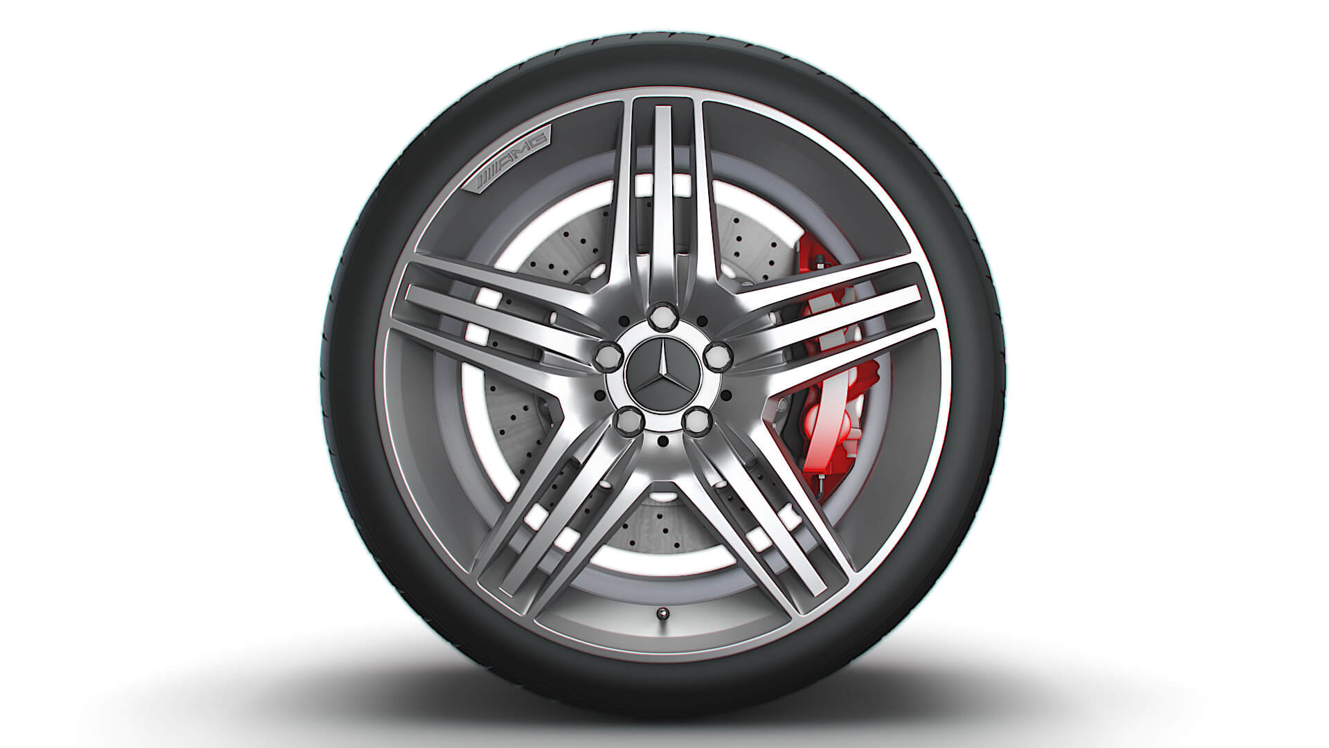Mercedes Benz AMG Wheel - 3D Model by Creative Idea Studio