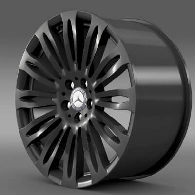 Mercedes Benz S 600 Rim - 3D Model by Creative Idea Studio