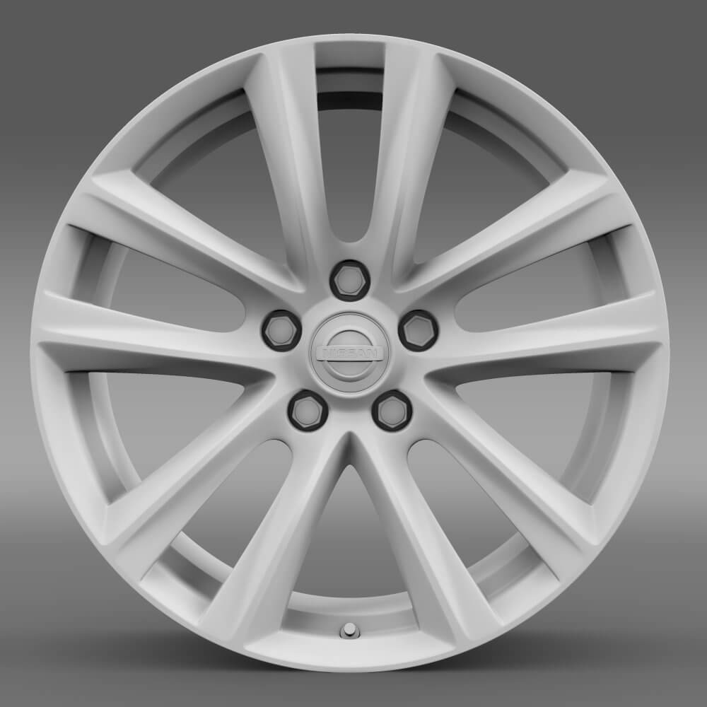 Nissan Fuga Hybrid Rim 2015 - 3D Model by Creative Idea Studio