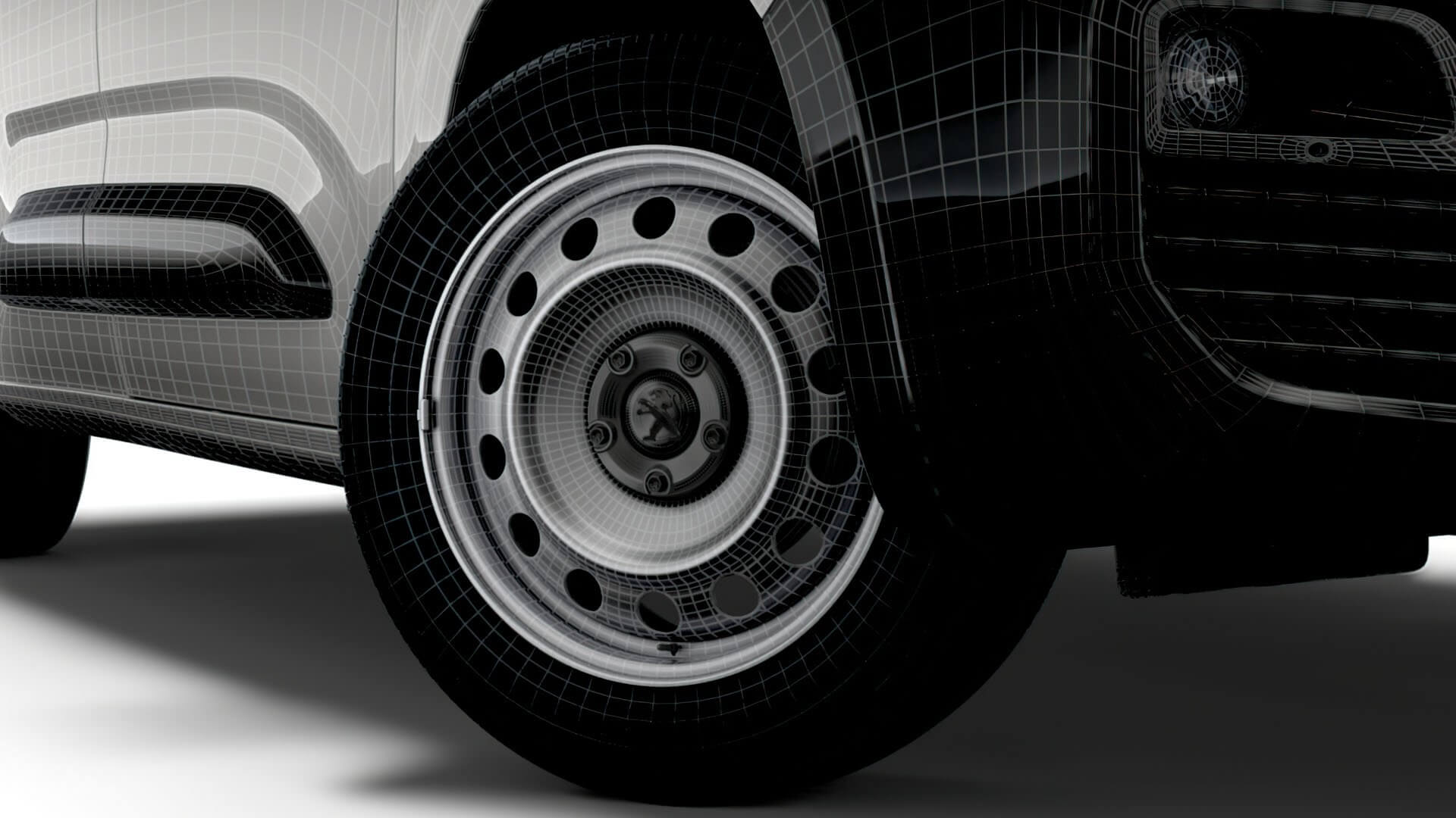 Peugeot Partner Professional 2020 Wheel - 3D Model by Creative Idea Studio