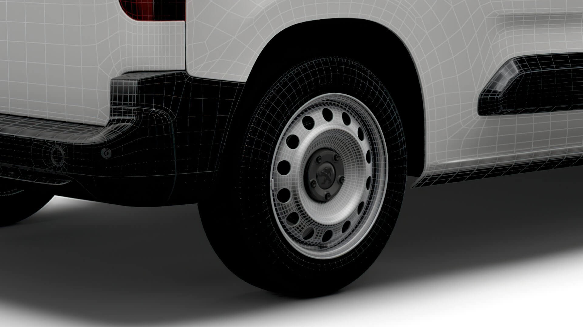 Peugeot Partner Professional 2020 Wheel - 3D Model by Creative Idea Studio