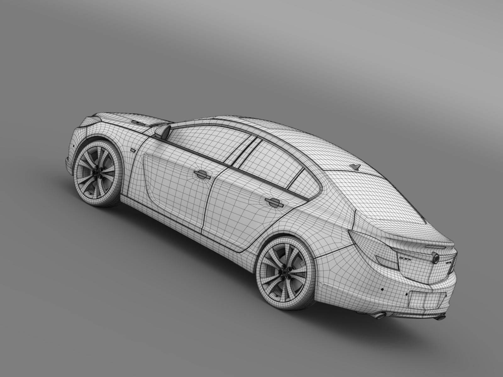 Buick Regal 2011 3D Model by Creator 3D