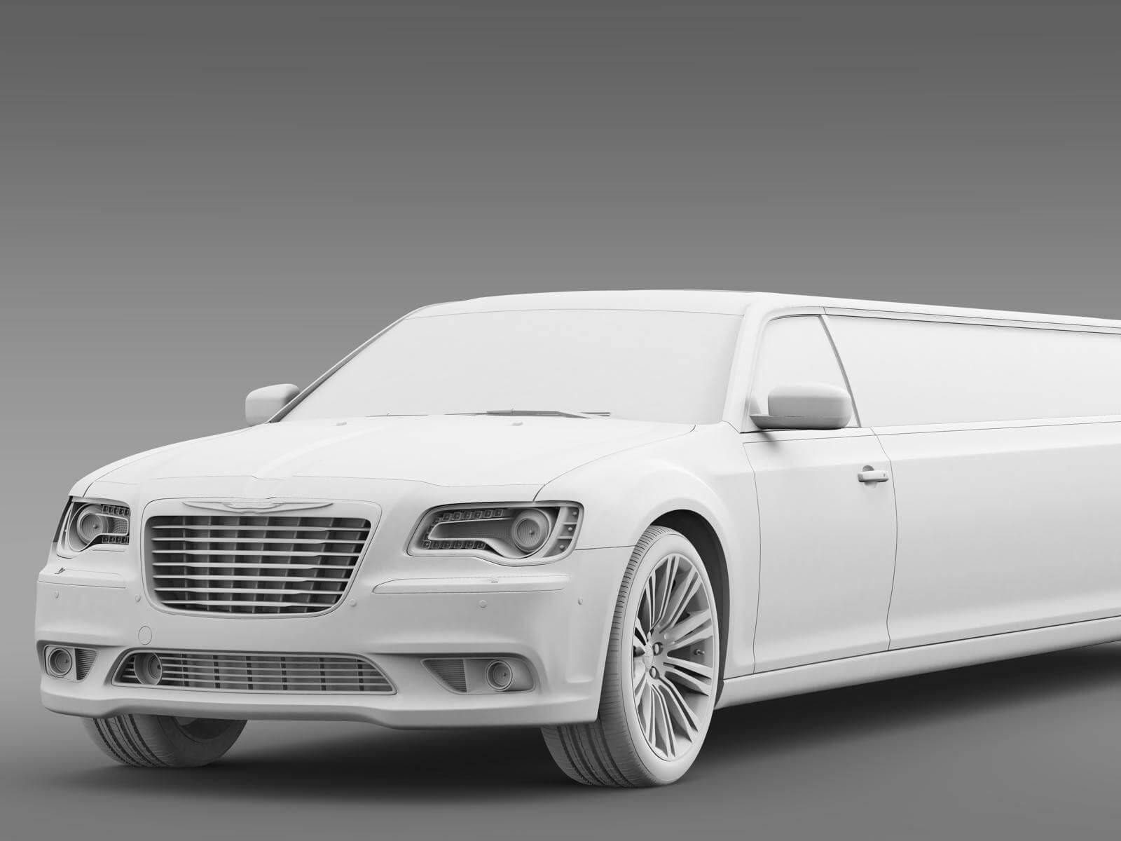 Chrysler 300c 2013 3d Limousine