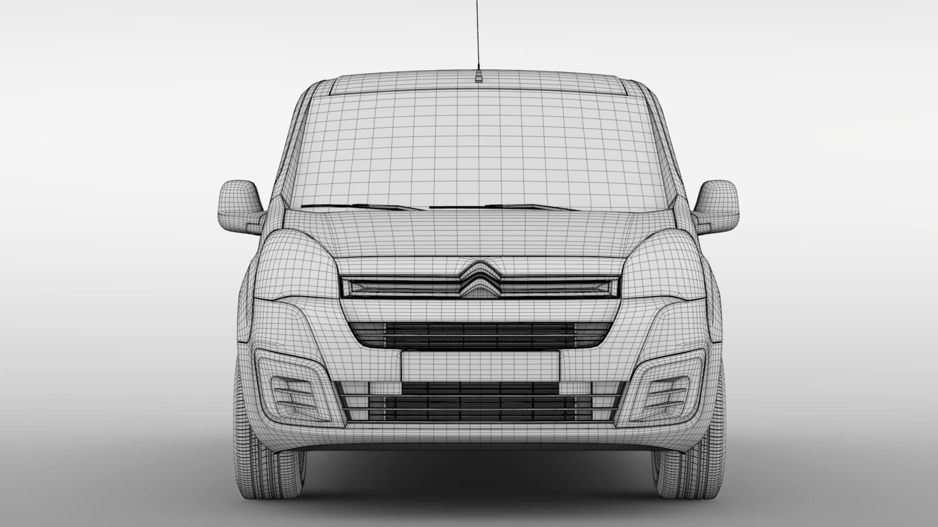 Citroen Berlingo Van L1 2017 3D Model by Creator 3D