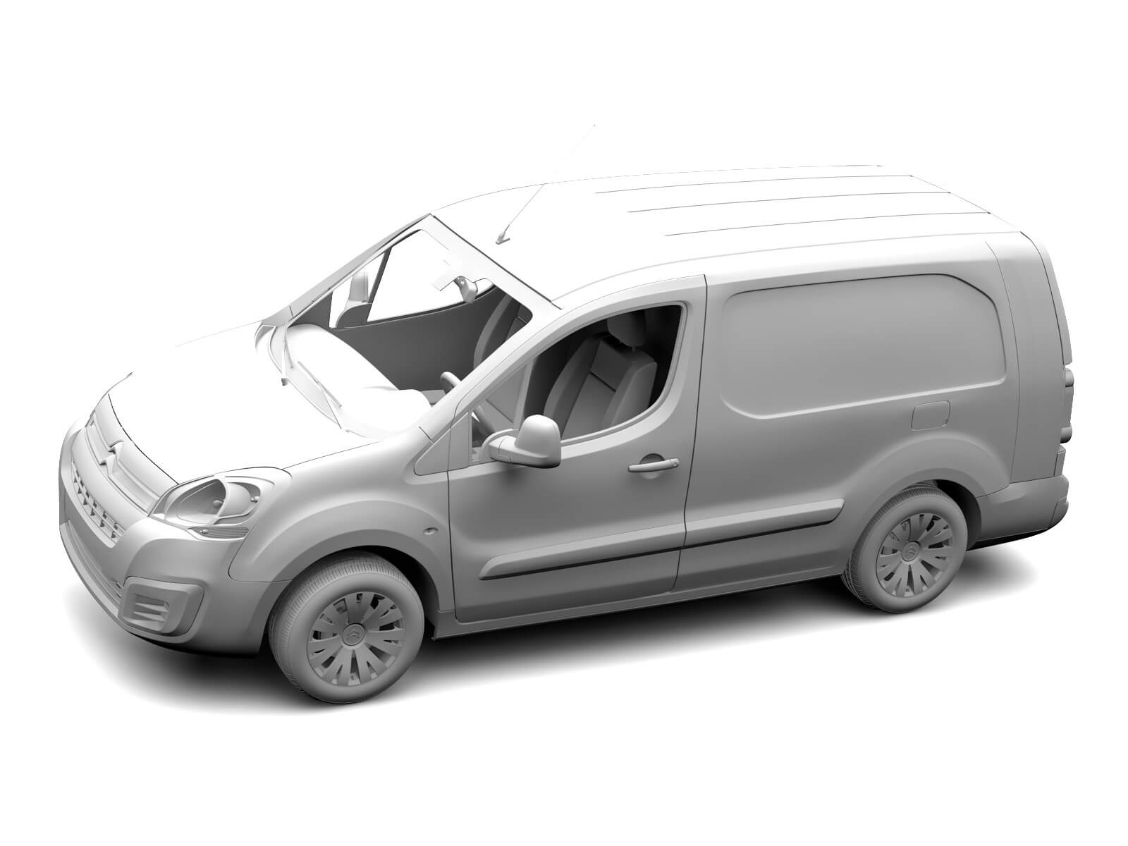 Citroen Berlingo Van L2 2017 3D Model by Creator 3D