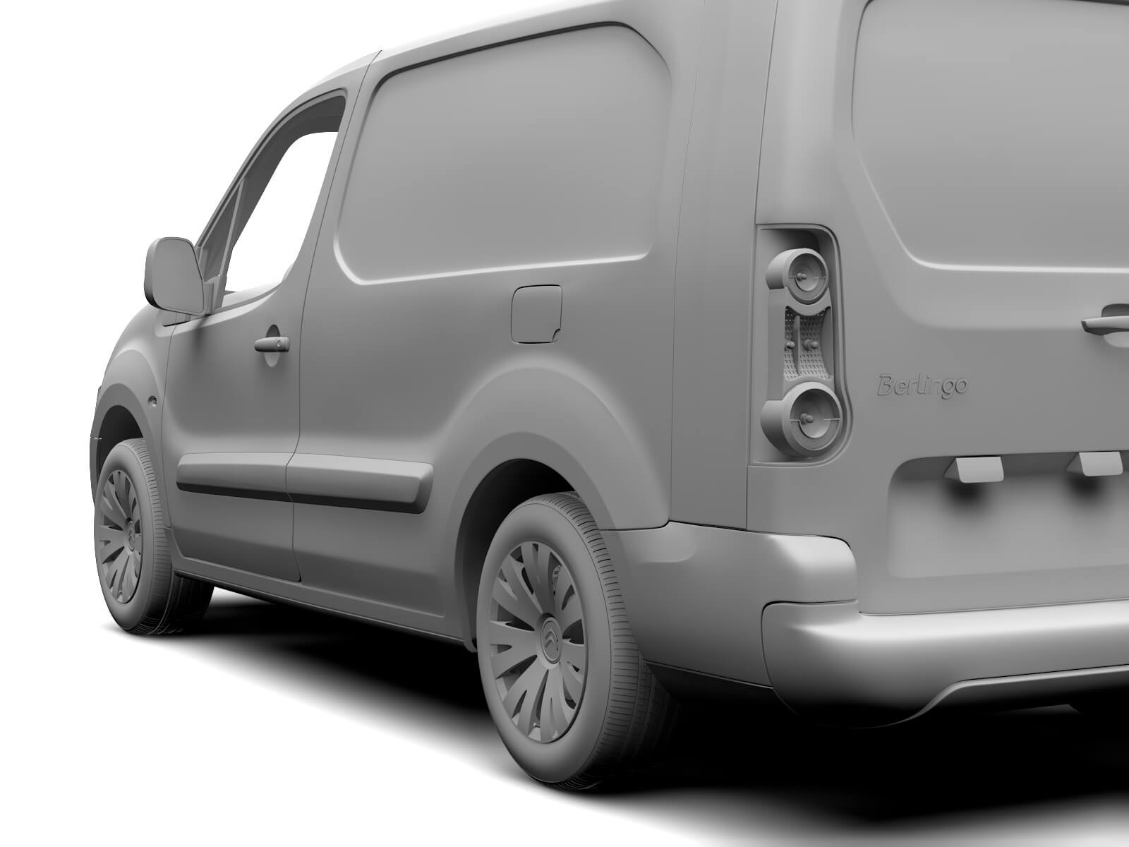Citroen Berlingo Van L2 2017 3D Model by Creator 3D