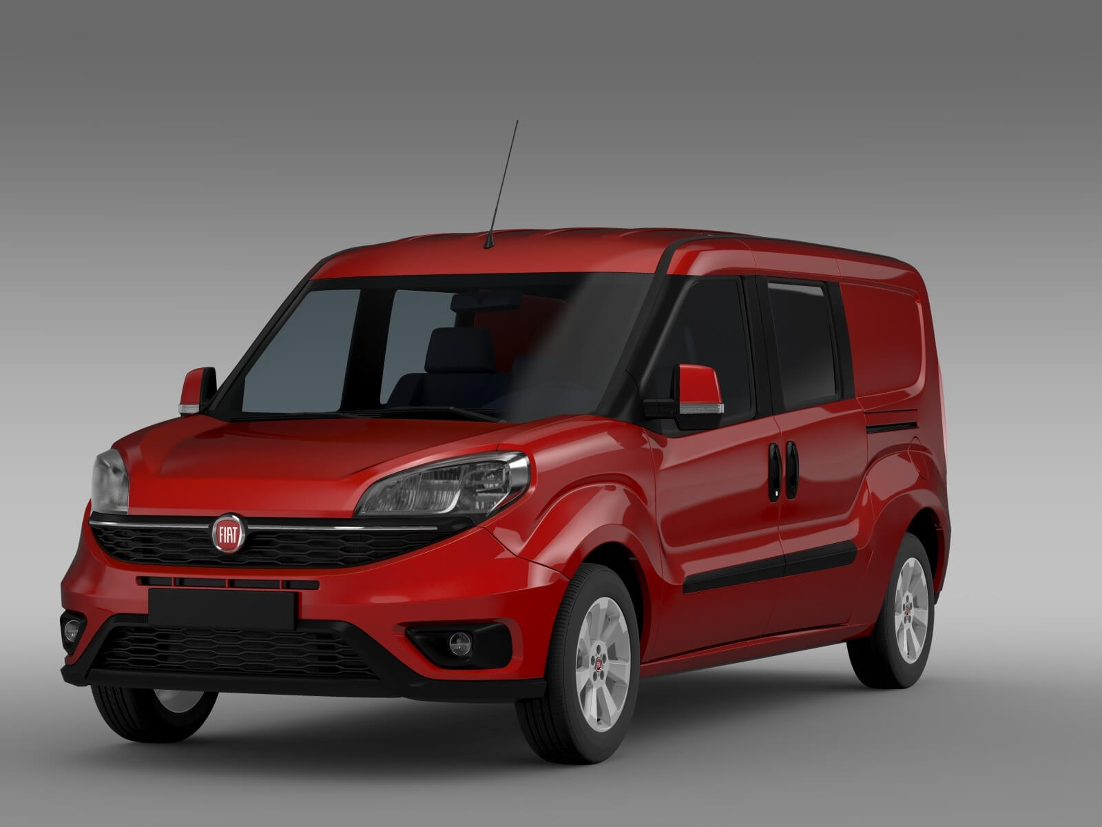 Fiat Doblo Maxi Combi 263 2015 3d Model