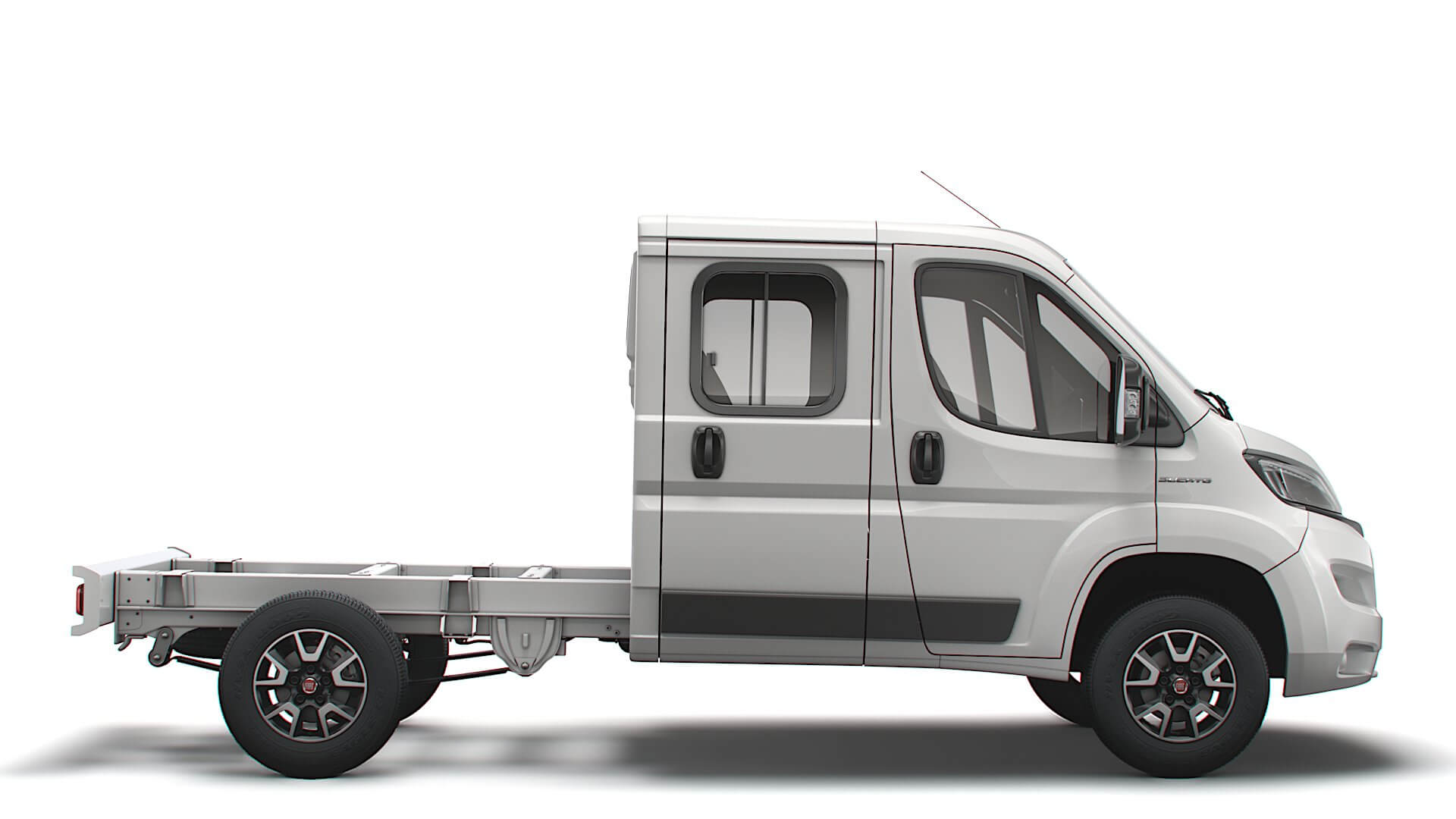 Fiat Ducato Chassis Truck Crew Cab 3450 WB 2022 3D Model by Creator 3D