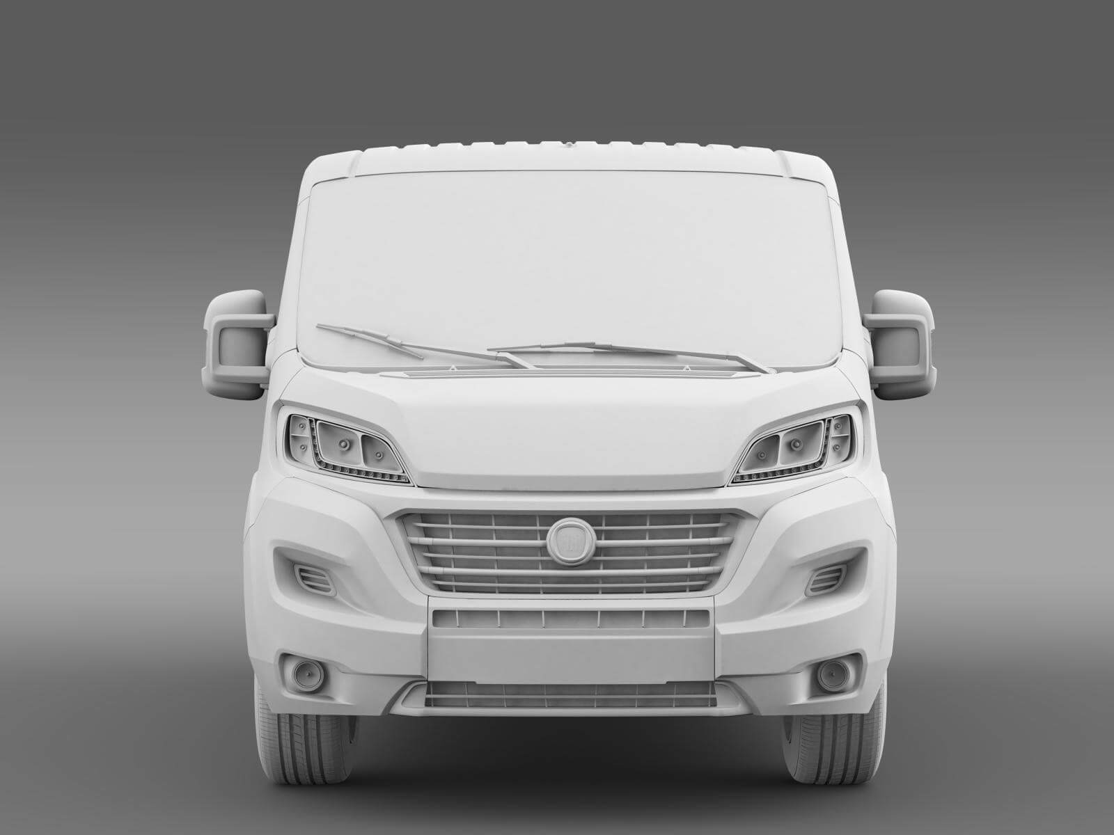 Fiat Ducato Van L1H1 2014 3D Model by Creator 3D