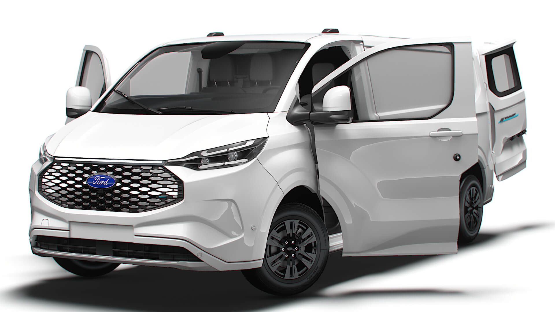 Ford E Transit Custom L2H1 HQ Interior 2024 - 3D Model by Creator 3D
