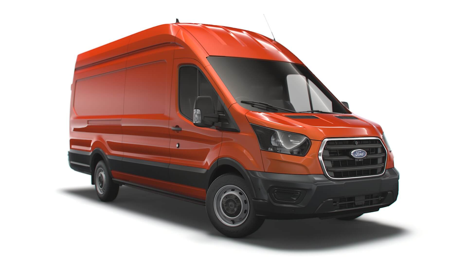 Ford Transit Van L4h3 Leader Uk Spec 2020 3d Model