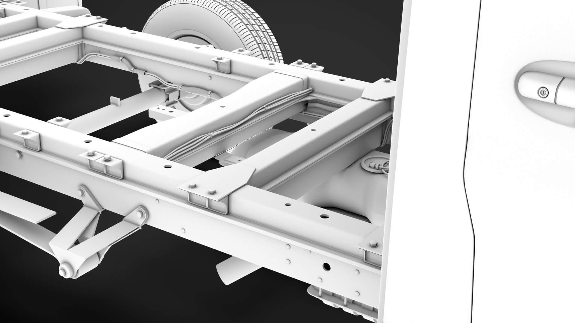 Freightliner Sprinter Chassis Single Cab L1 FWD 2019 3D Model by