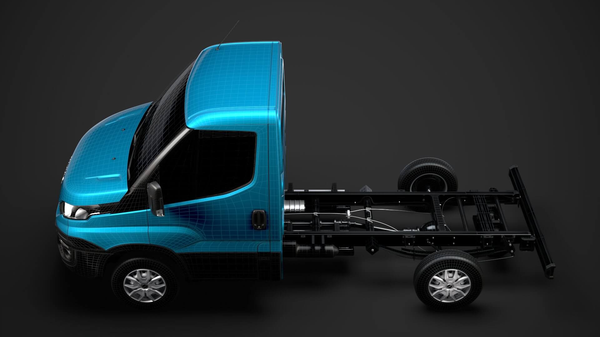 Iveco Daily Single Cab L1 Chassis 2019 3D Model by Creator 3D