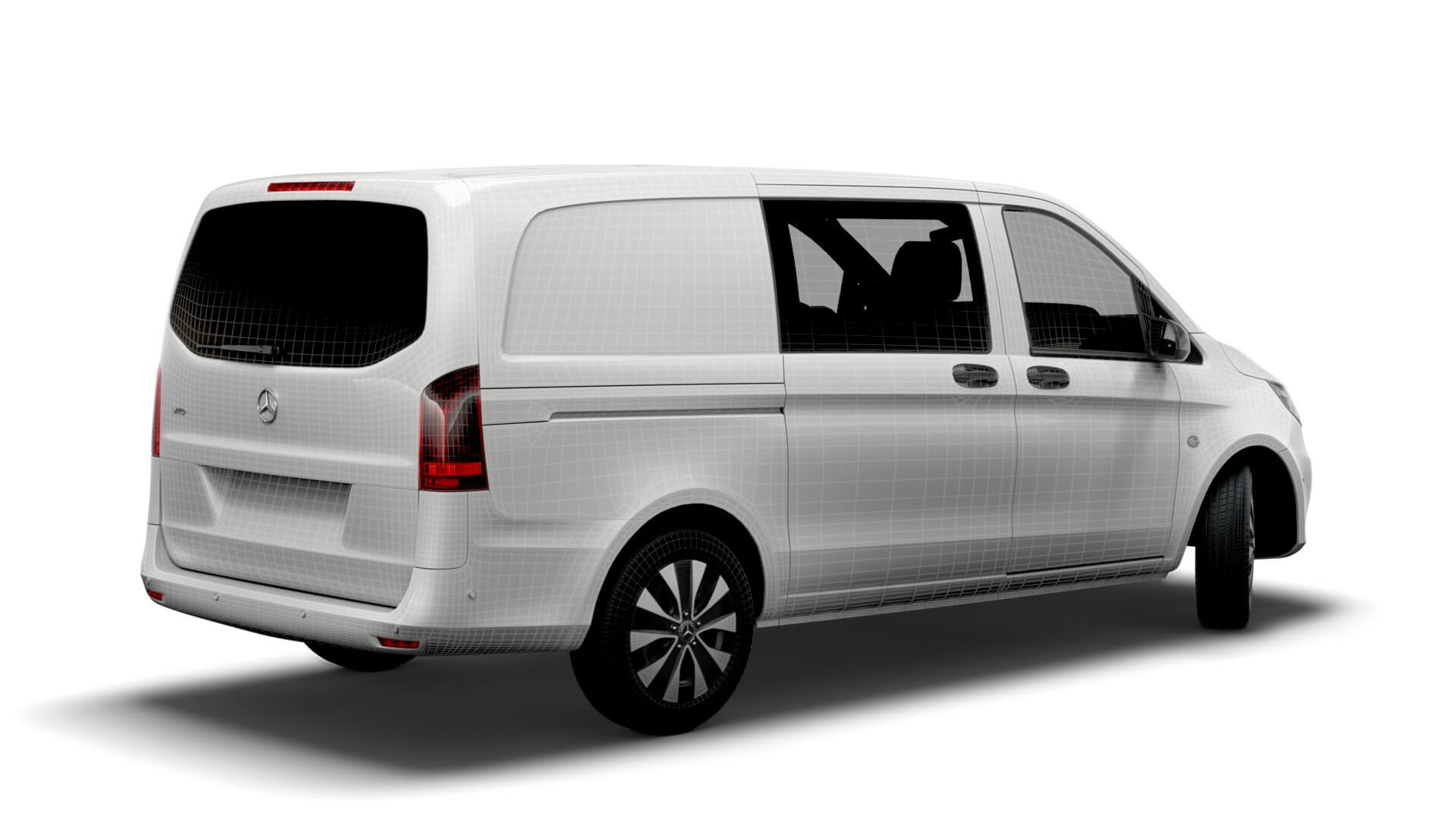 XIULANJIAYOU Sac De Rangement Coffre De Voiture Pour Benz Vito V-Class W447 2010-2024, Suspendu Organisateur De Coffre Multi-Compartiments Pliable Accessoires,B/Coffee