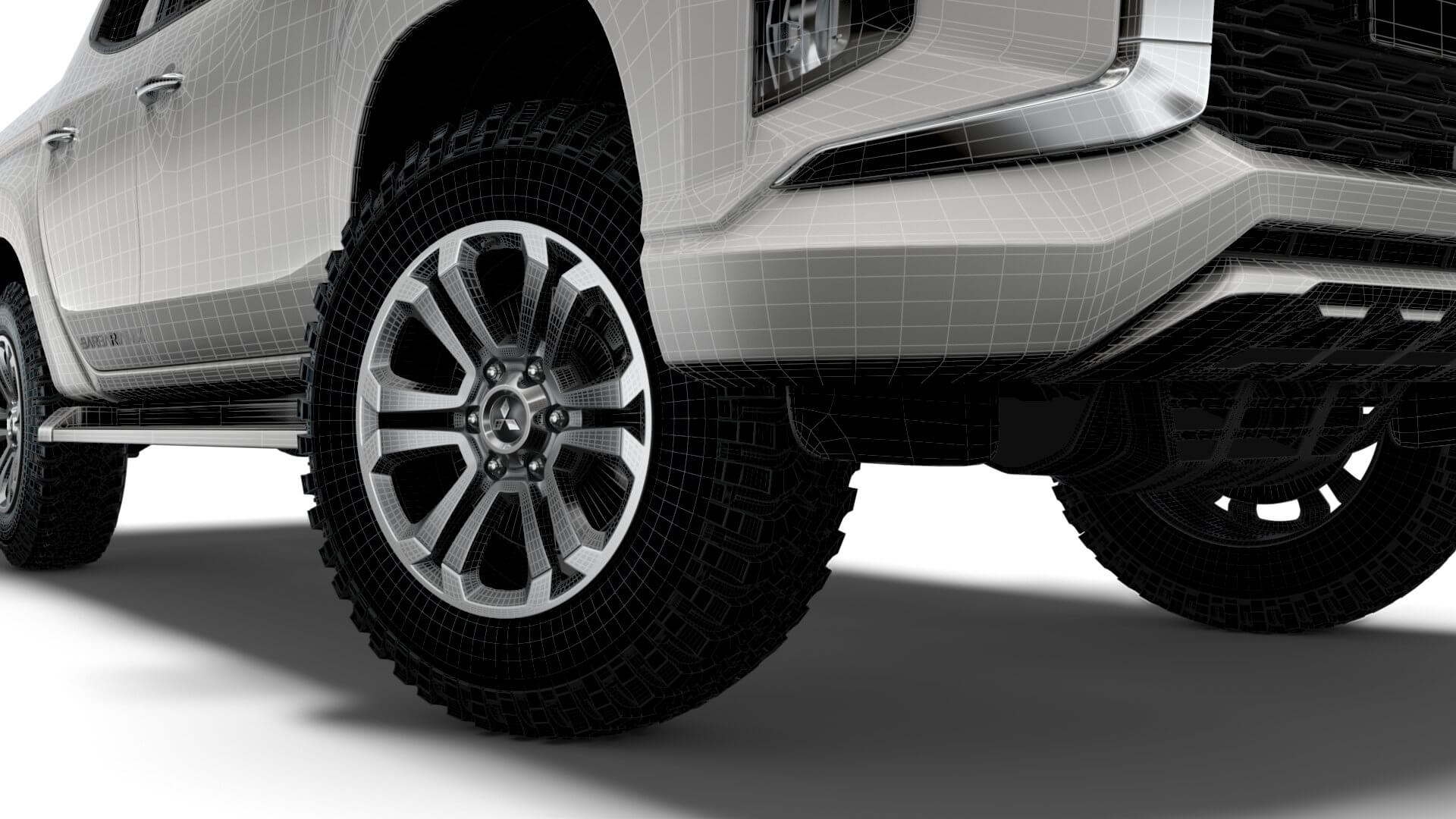 Mitsubishi L200 Barbarian X 2020 - 3D Model by Creator 3D