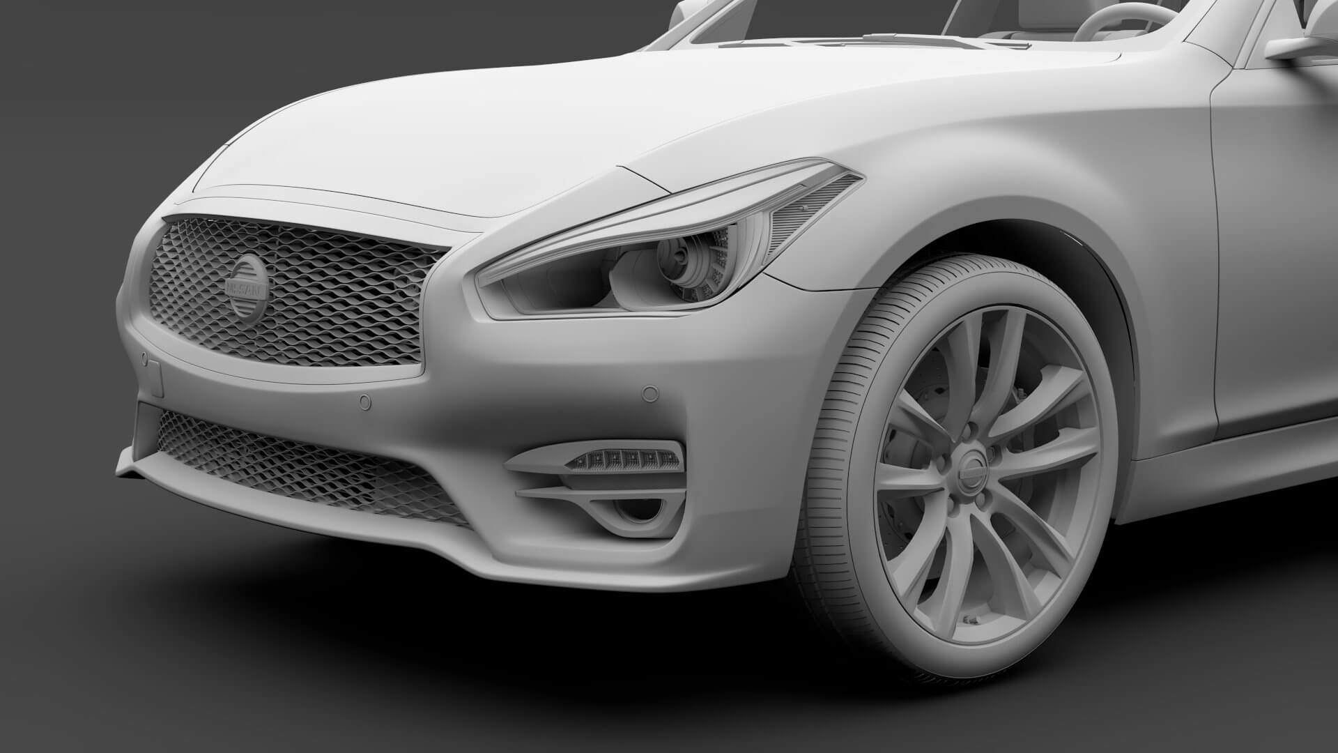 Nissan Fuga Sport 2018 - 3D Model by Creator 3D