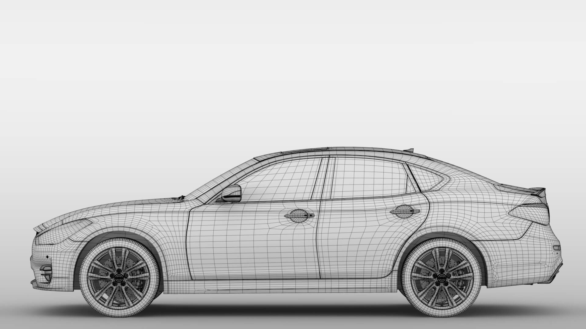 Nissan Fuga Sport 2018 - 3D Model by Creator 3D