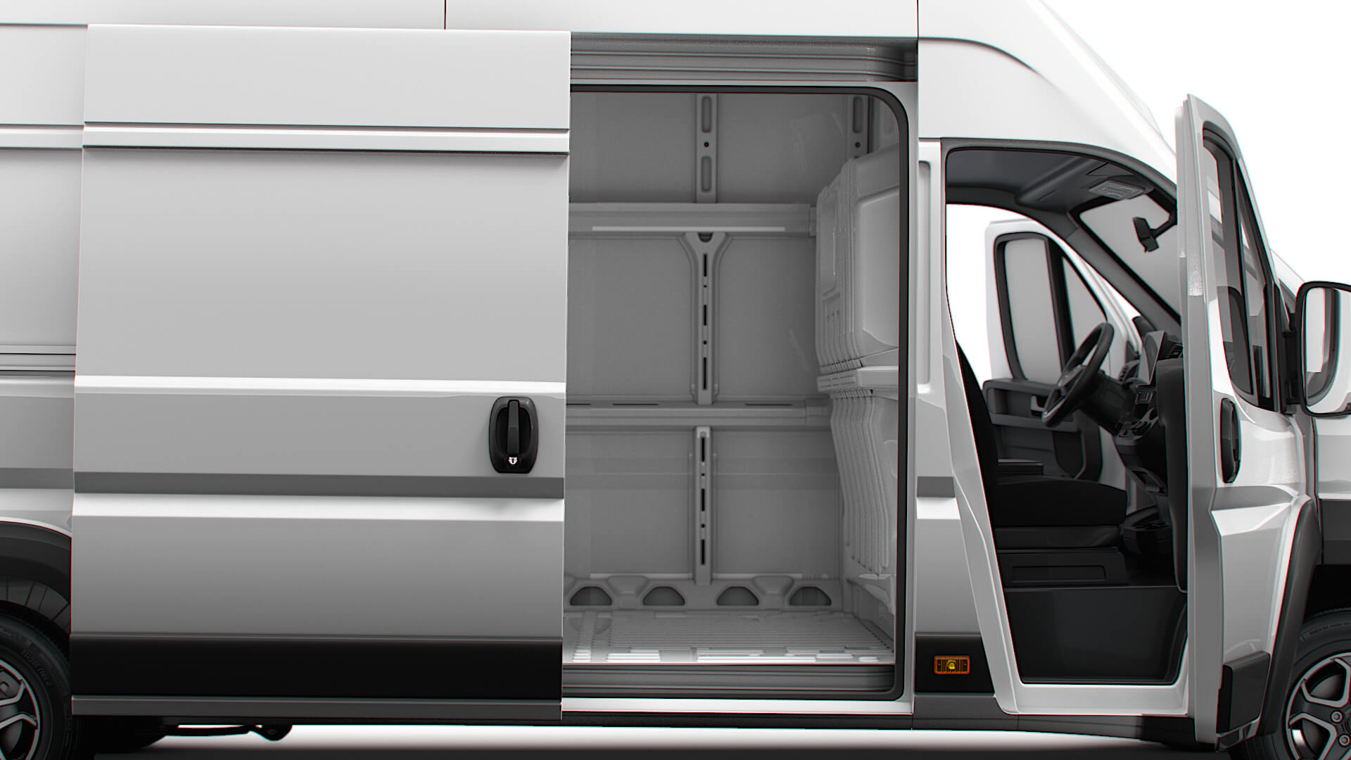 Opel Movano E Van L4H3 HQ Interior 2025 3D Model by Creator 3D