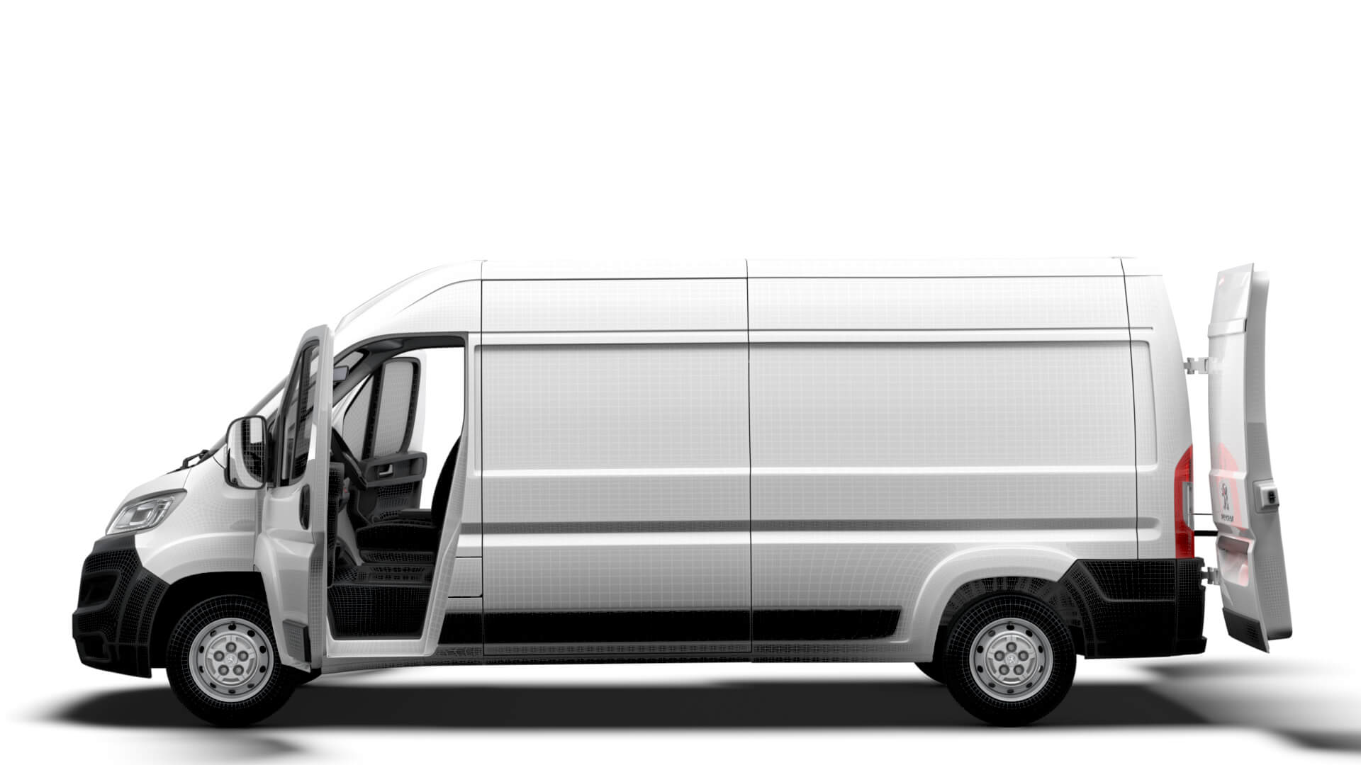 Peugeot Boxer Van L3H2 HQ Interior 2023 - 3D Model by Creator 3D