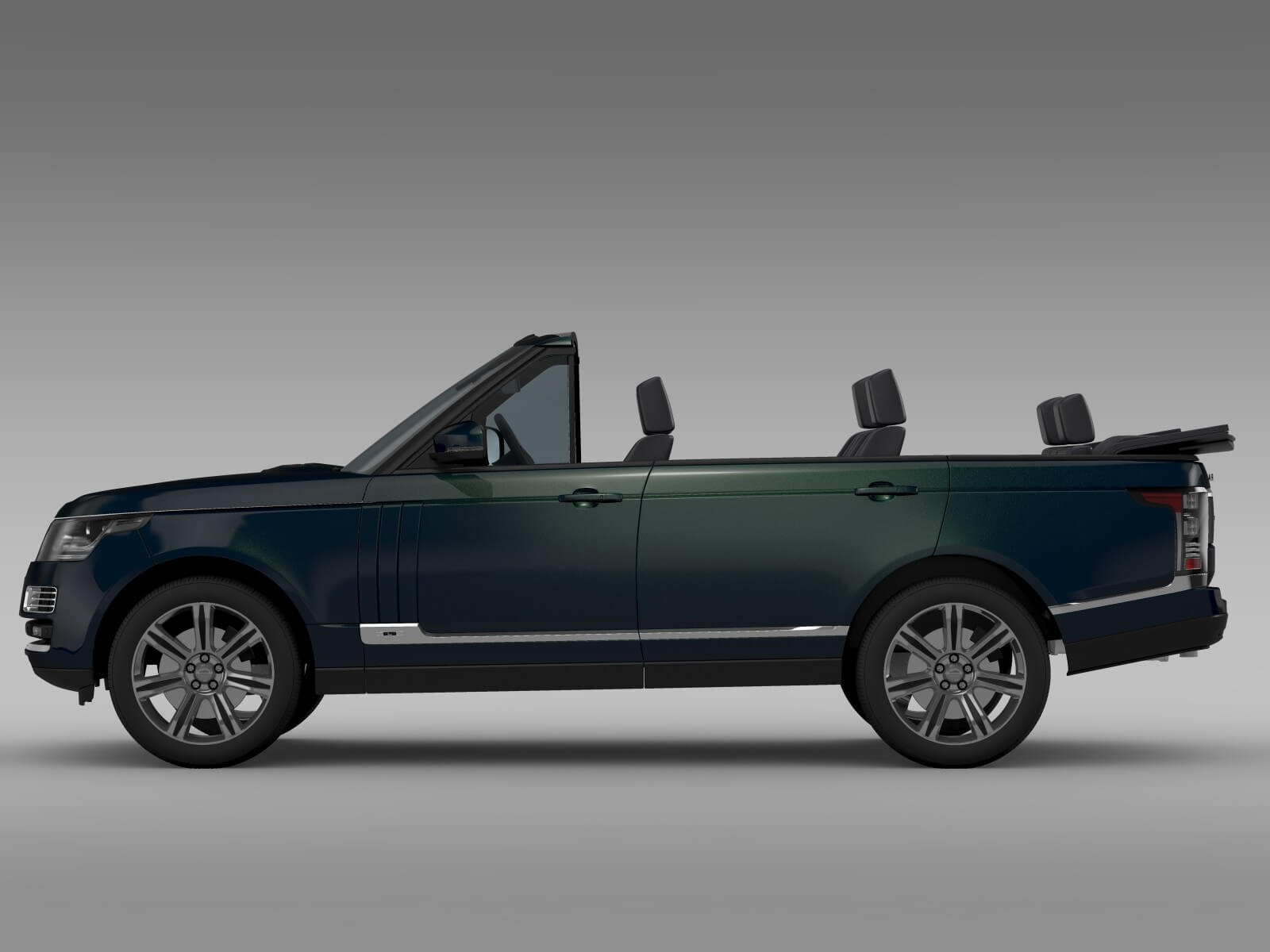 Range Rover Autobiography Black LWB Cabrio L405 2016 - 3D Model by ...