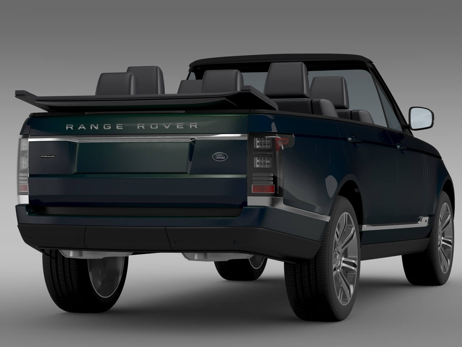 Range Rover Autobiography Black LWB Cabrio L405 2016 - 3D Model by ...