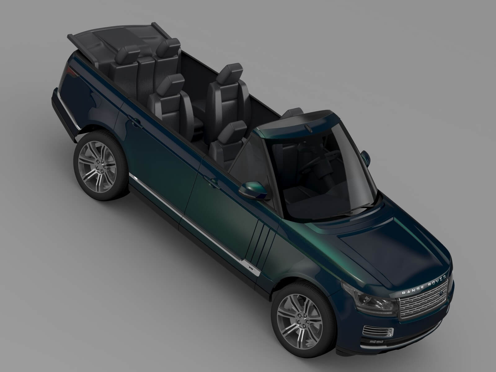Range Rover Autobiography Black LWB Cabrio L405 2016 - 3D Model by ...