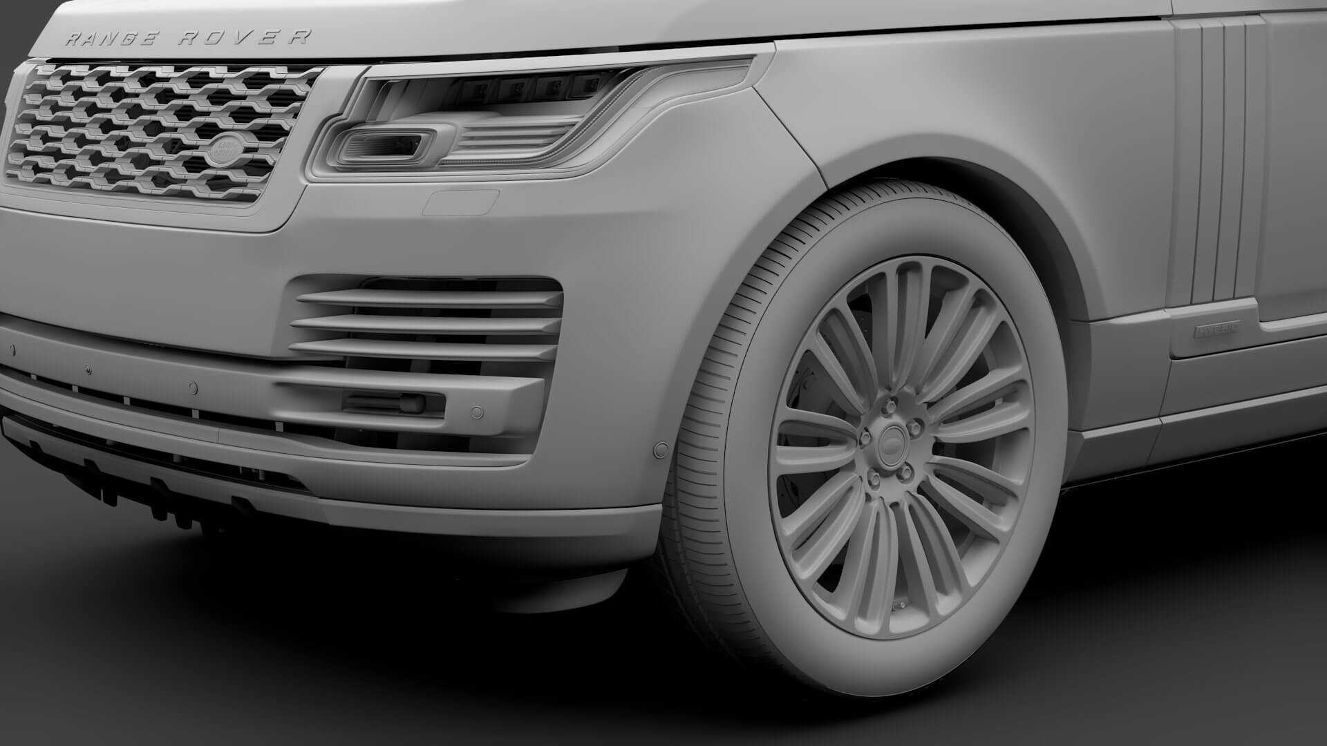 Range Rover Autobiography Hybrid (L405) 2018 - 3D Model by Creator 3D