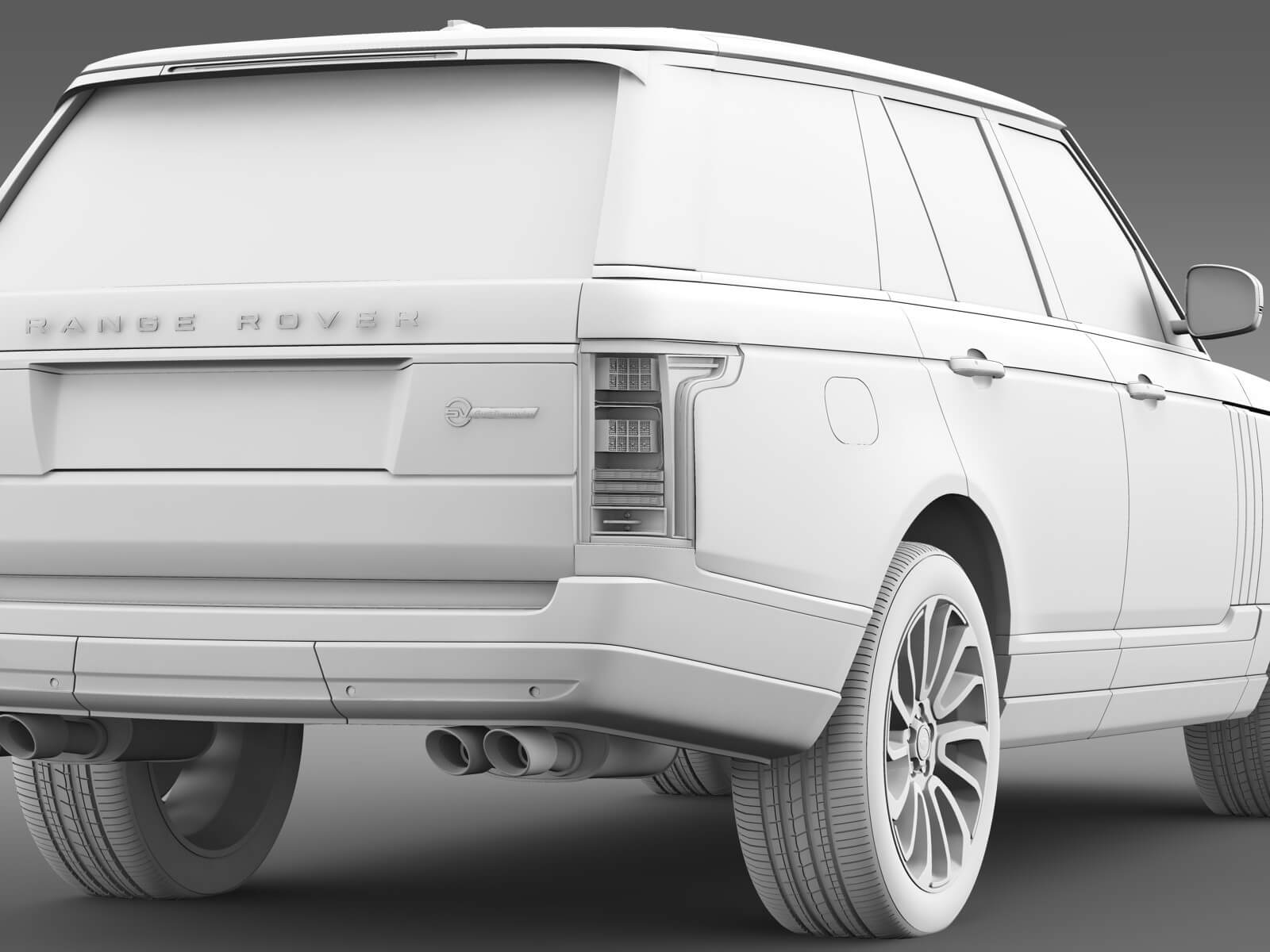 Range Rover L405 Svr 2016 Range Rover SVAutobiography L405 2016 - 3D Model by Creator 3D