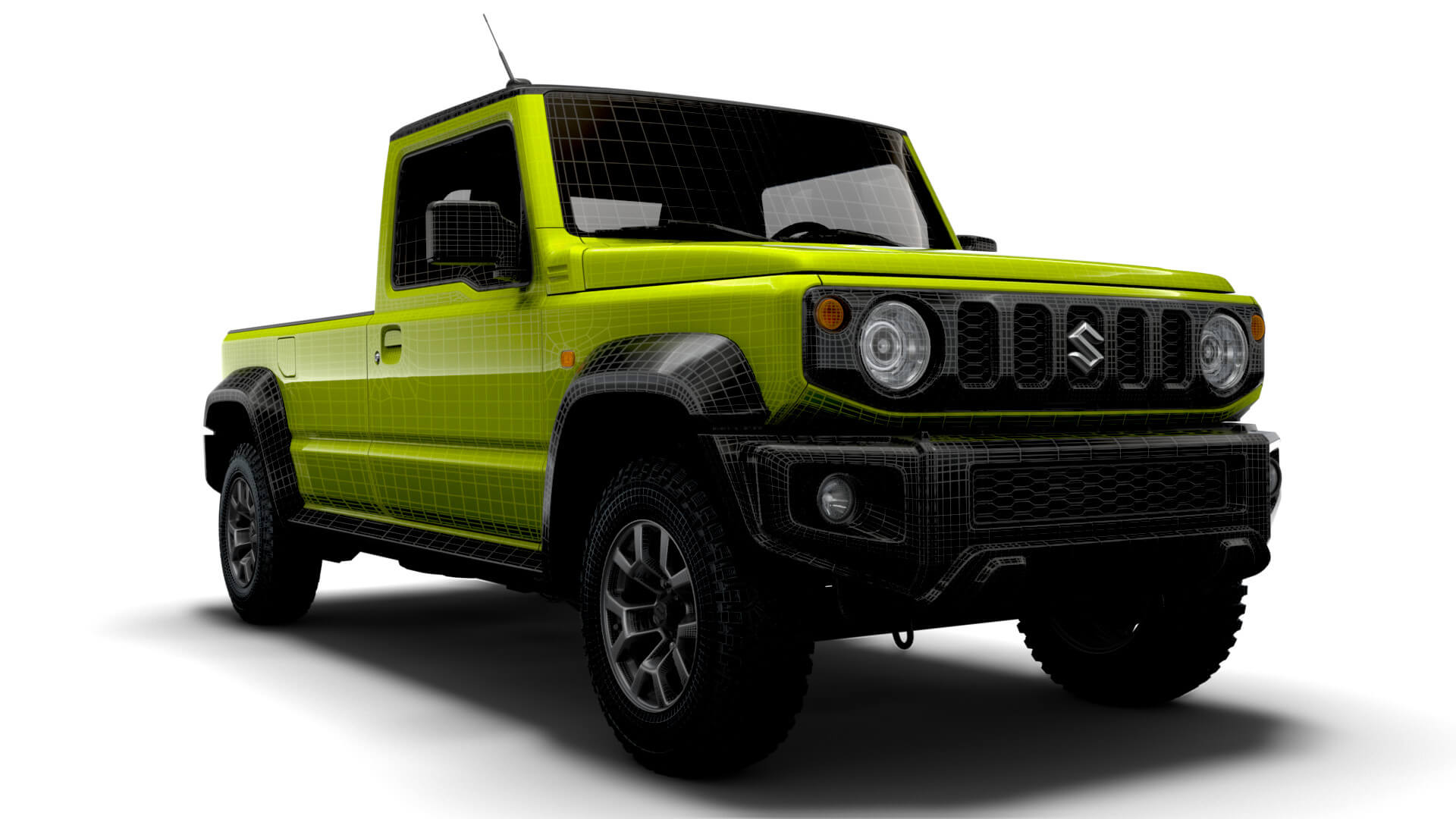 Suzuki Jimny Pickup 2023 3D Model by Creator 3D