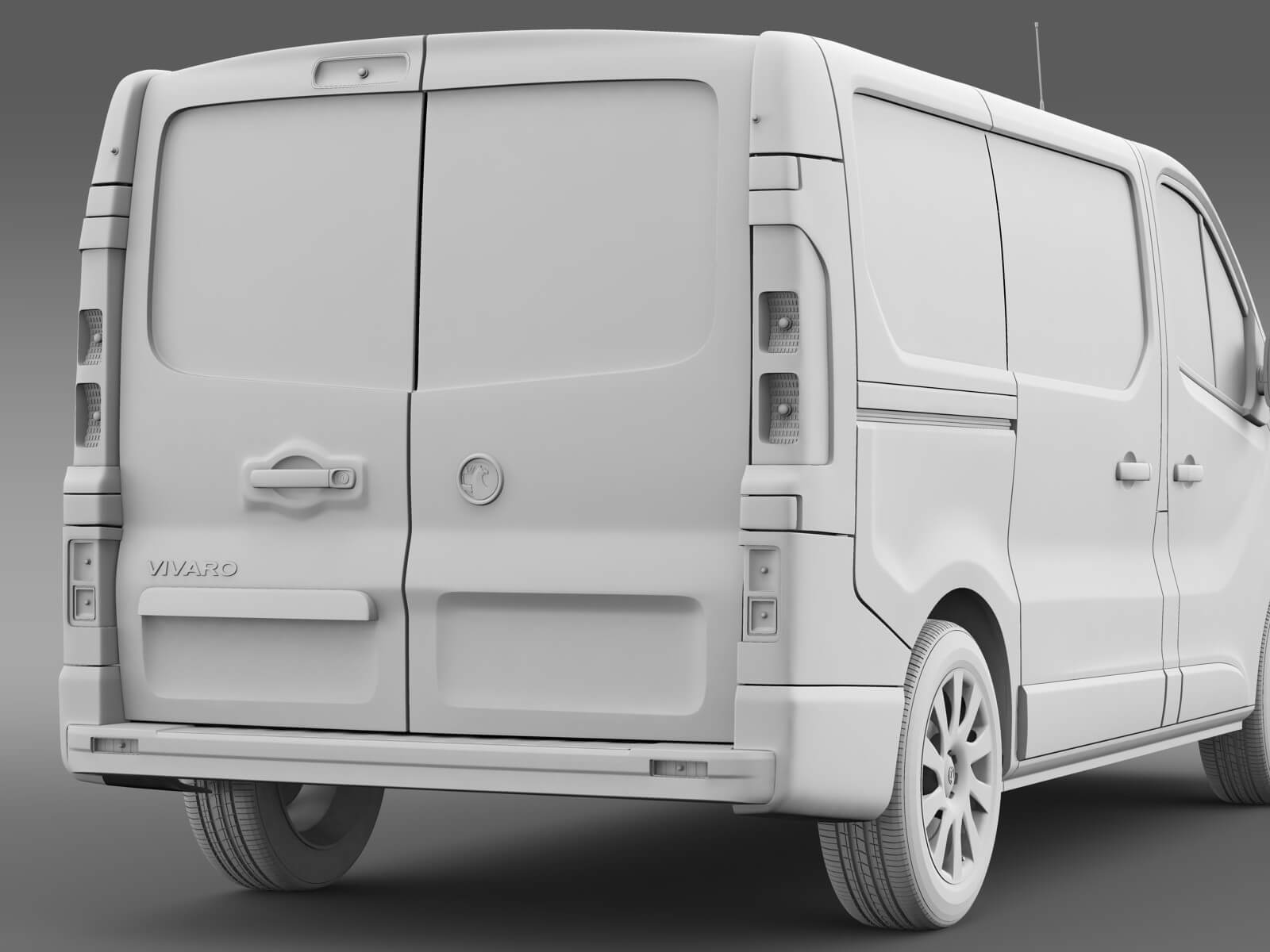 Vauxhall Vivaro Van 2015 3D Model by Creator 3D