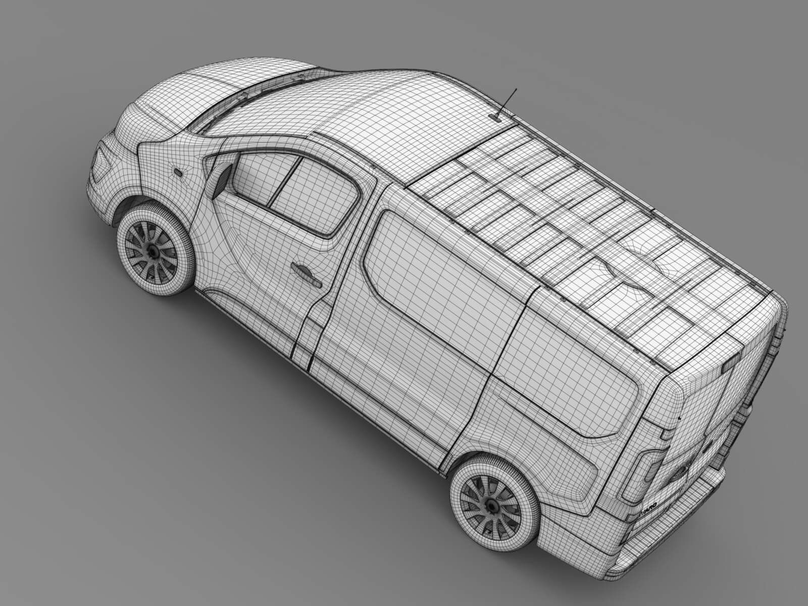 Vauxhall Vivaro Van 2015 3D Model by Creator 3D